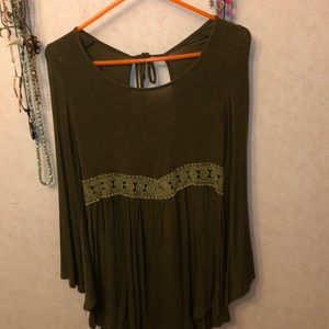 Army green dress